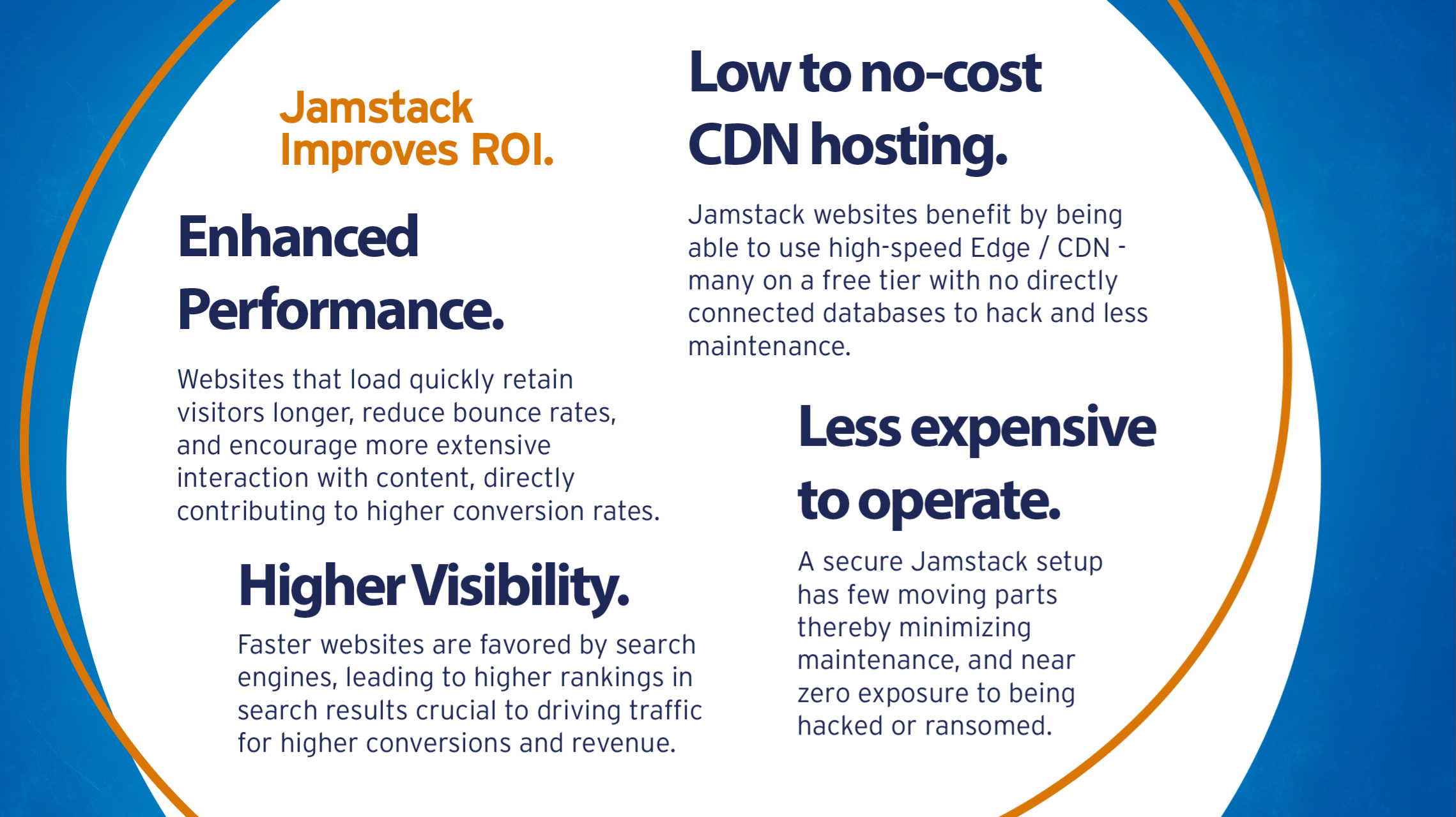 The bottom line for Jamstack